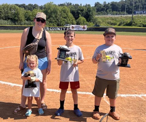 Emma Flener ($25 and trophy); 2nd place was Bennett Givens ($10 and trophy); 3rd place Miles Martin ($5 and trophy)