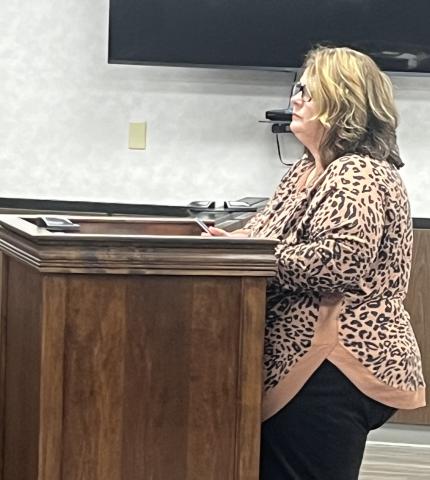 Deputy Clerk Denise Tarrance