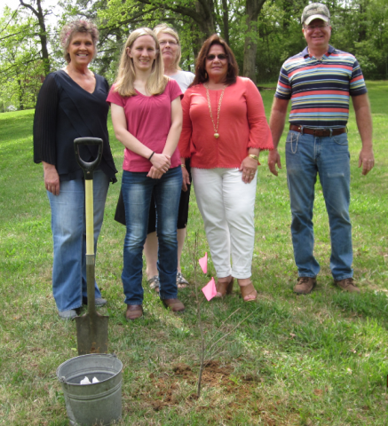 Pam Willis, Amanda Arnold, Karen Evans, Cynthia Fields, and Charlie Singleton. Not pictured, Rick Burbridge, photographer.    