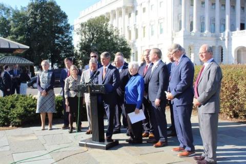 Click HERE to download the photo of Rep. Guthrie joining his colleagues at a press conference on the Congressional Review Act resolution at the U.S. Capitol