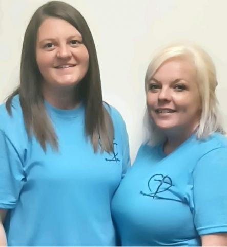 Laura West and Jennie Baker