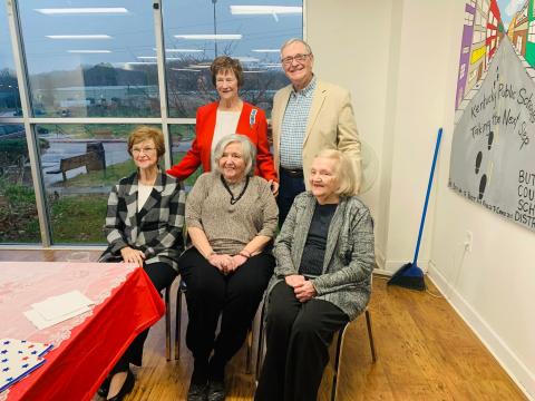 Jane Kent Smith with siblings Sam Kent, Edythe Martin, Patty Jones, and Sybil Givens