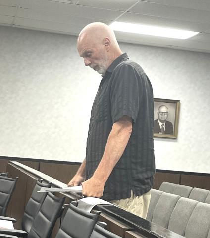 Kirk Atkinson addresses the Court