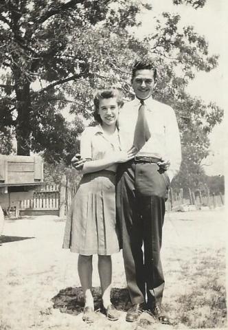 Pete and Helen Smith in 1945.