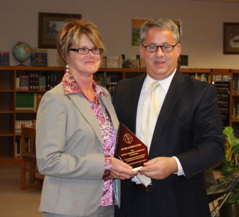 District Assessment Coordinator Vickie Cook and Scott Howard, BC Superintendent