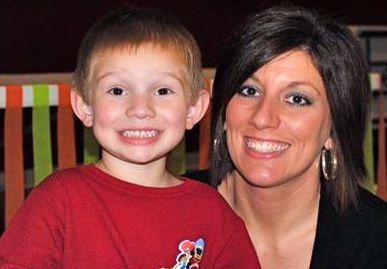 Tiffany Hampton and son Tucker