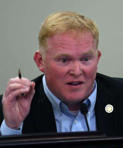 A photo from Tuesday’s Interim Joint Committee on Education meeting can be found here. It shows Rep. Killian Timoney, R-Lexington, sharing his concerns about a possible upcoming teacher shortage in Kentucky.