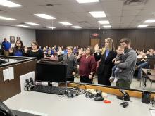 County Attorney Michelle Duvall and staff