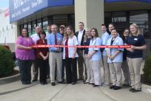 Morgantown's Rite Aid location celebrated the reopening of the store Tuesday with a ribbon cutting ceremony. 