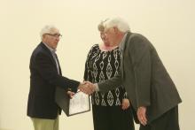 The Butler County Conservation District celebrated the career of Forest Taylor Thursday with a dinner celebration. Taylor was honored for 50 years of service to the Butler Co. Conservation District.