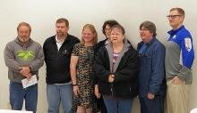 Members of the Gilstrap Rural Development Club: Kenny Snodgrass, Chris West, Becky Wesy, Ruth Warren, Sherry Morris, Dale Morris, and Jarrod Evans