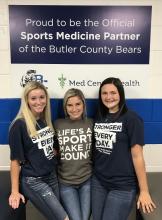 Conley Moore, Audrey Deweese and Aubrey Clark