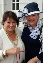 Buffy Miller, left, Linda J. Hawkins right