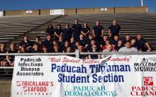 Before events began our Butler County NJROTC lined up for their group photo. In the rear you can see the chiefs and officers. Among these from left to right are Samantha Beatty, Natalie Suoy, Ricki Brown, Hunter Gates, Hannah Logan, Tyler Vincent, and Seth Vincent.