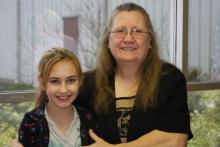 Jazmin Pedigo and her Granny Kathleen Taylor.