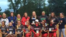Zoie Pendley (back row, second from left) with other members of the Third Region All Tournament Team