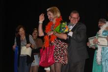 Of the eight hopeful contestants, DJ was bestowed the honor of Womanless Beauty Pageant Queen.