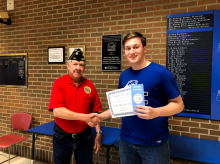  Post #151 Commander Kenneth Searles and Alex Rich.