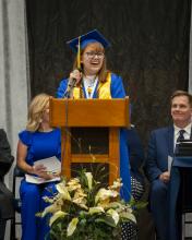 Valedictorian Elizabeth Claire Coleman.