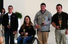 Isaiah Arnold, Kayla Spurgeon, Tyler Johnson, and Tristan Elmore