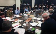 Senate and House members involved in conference committee negotiations on the state budget.