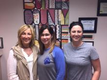 Brya Meredith, Amy Flener and Amy Frazier
