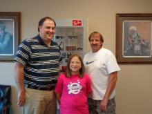Dr. Todd Cohron, Leslee Washer, and Floyd Washer