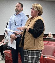 Jackie Arnold of Software Management, LLC and Butler County Clerk Sherry Johnson