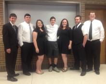 Matthew Embry, Tyler Johnson, Allison Kurfiss, Chase McCoy,Lennon Johnson, Tristan Elmore, and Tyler Vincent