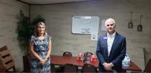 Jenny Hines and Judge Chris McNeil