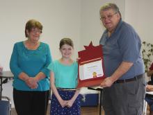 Ruth Penner, Delaney Daugherty, and Fred Tate.