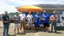 Trophy Winners (left to right): Josh Porter, Jon Hunt, Chris Sanders, Travis McIntosh, Barry Frazier, Ryan Emmick & Logan Richardson