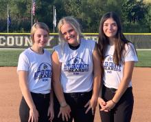 Ellie Embry, Alexis Strong and Peyton Gallagher. 