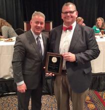 Superintendent Scott Howard and Principal Chad Flener