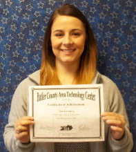 Shandi Lindsey is Health Science Student of the Quarter.