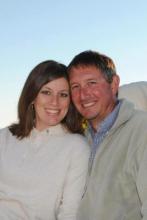 Tiffany Hampton and husband Mark.