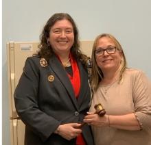 Passing of the gavel