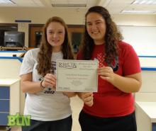 Emily Rich and Kelsey Jenkins