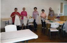 Melissa Zell, Ann Bartholomew, Betty Phelps, Wanda Candler, and Katherine Jennings.  (Linda Wood not pictured)