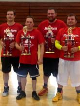 State Farm (left to right):  Baker Gardner, Matt House, Jonathan Bates, and Michael Baker.