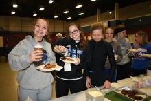 Pancake breakfast was a hit.