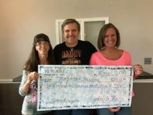 Gail Smrtic, Garry McKinney of Morgantown Mission, Donna Meier