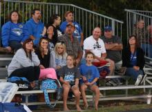 Fans in the stands.