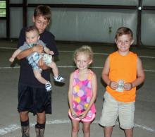 Myles Martin, Chloe Camplin, and Tanner Farris