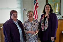 Phyllis Tate, Diana Ray, and Elaine Daugherty