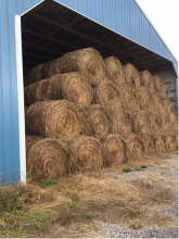 The Stockman’s association forage contest recognizes farmers for putting up exceptional forage for their livestock.  Pictured here is hay from the 2017 contest.  Photo by Greg Drake II