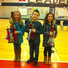 Lily Glass, Camden Wilson, and Chloe Cardwell