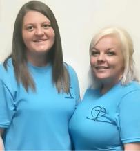 Laura West and Jennie Baker