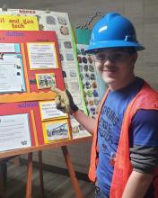 Scout Don Elmore did a presentation on coal.