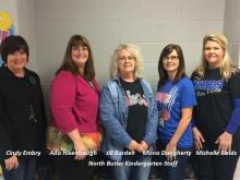 Cindy Embry, Ada Hixenbaugh, Jill Burden, Mona Daugherty, and Michelle Fields